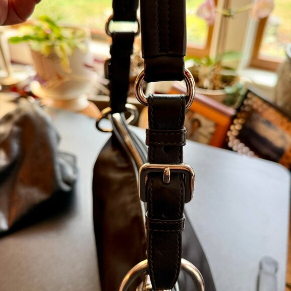 Authentic Prada Tessuto and Leather Shoulder Bag - Picture 4 of 12